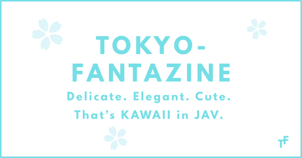 TOKYO-FANTAZINEのターコイズカラーのロゴとキャッチコピーのブランドカード