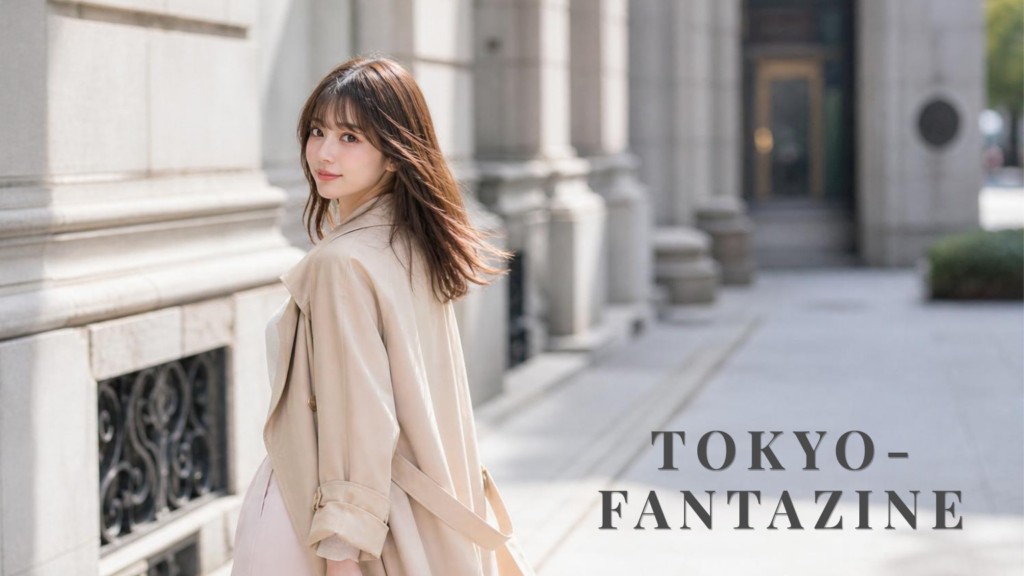 TOKYO-FANTAZINEの上品な女性ファッション風ビジュアル
